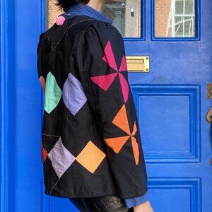 NWOT - Alix of Bohemia Edie Rainbow Quilted Jacket